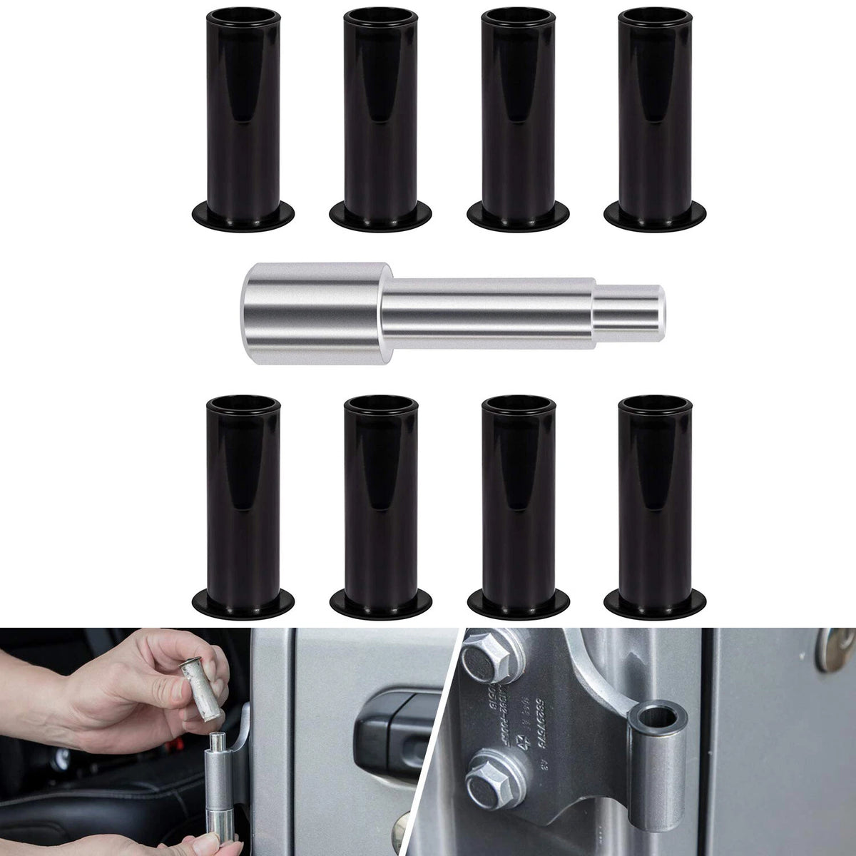 Door Hinge Bushing Insert Pin Removal Tool Kit for Jeep Wrangler (2007–2021)