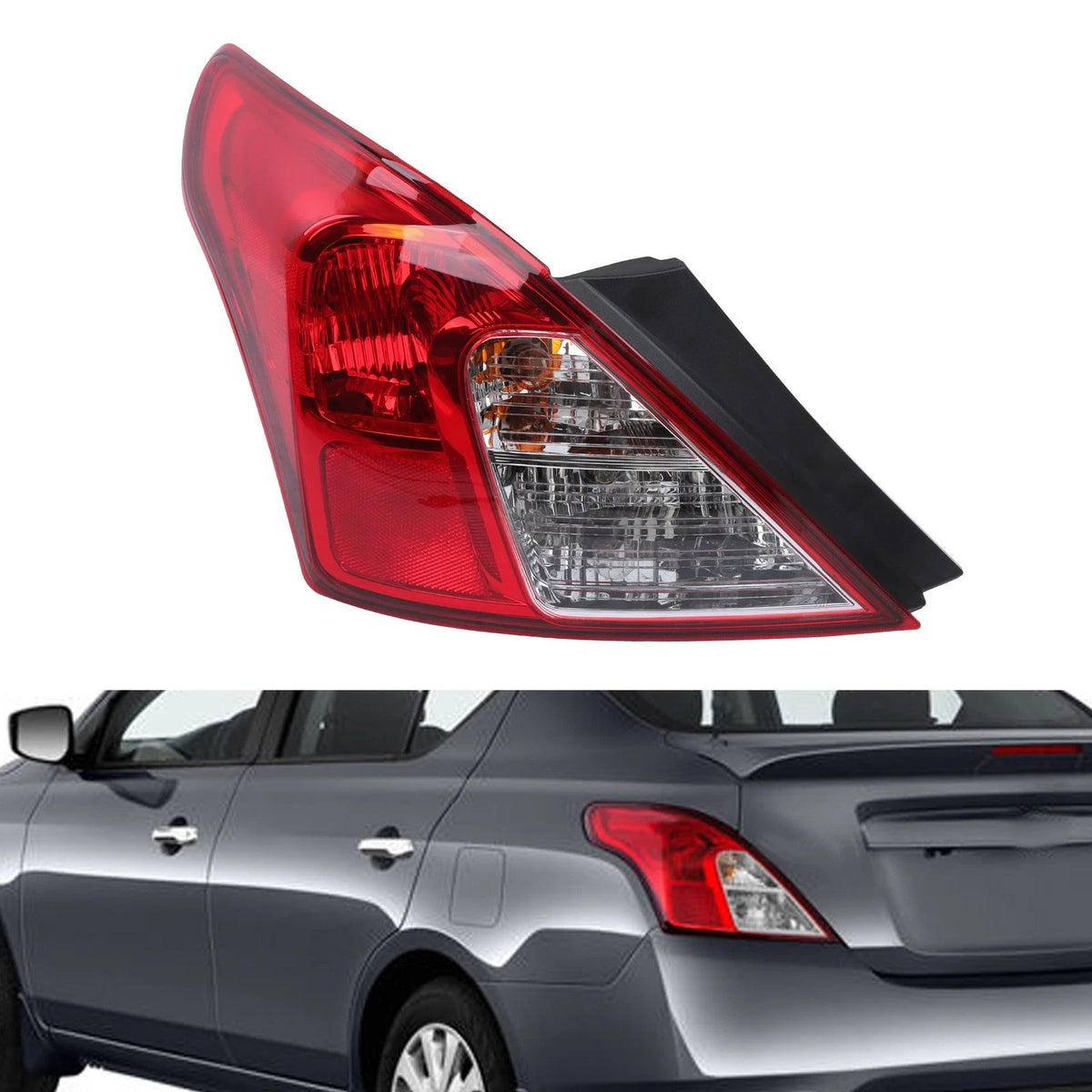Tail Light Assembly Halogen Left for Nissan Versa (2012–2019) BCK4994K