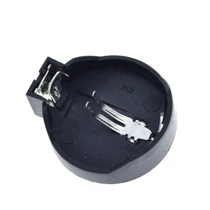 Set of 10 Button Coin Cell Battery Socket Holders for CR2025 CR2032