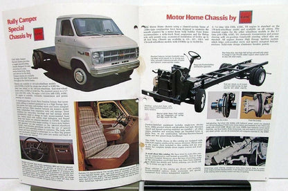 GMC Recreation Vehicles Chassis Camper Motor Home Sales Brochure (1979)