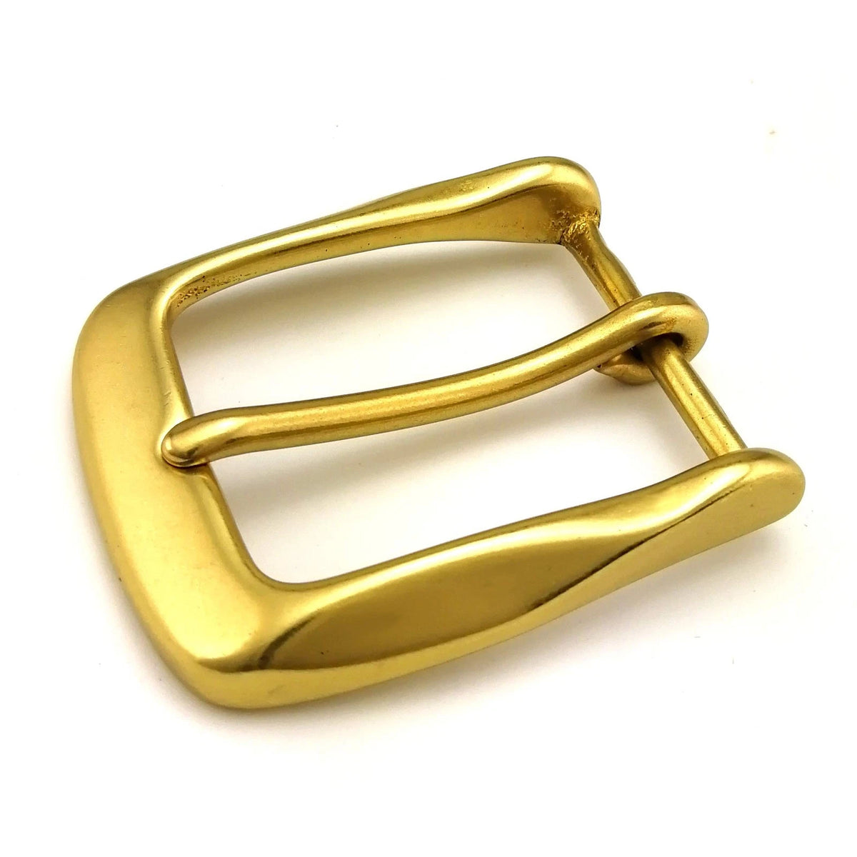 1.5" Heavy Duty Solid Brass Single Prong Square Belt for Universal Use
