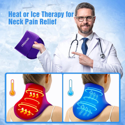 Neck Ice Pack Wrap Gel for Shoulder (One Size) - Purple