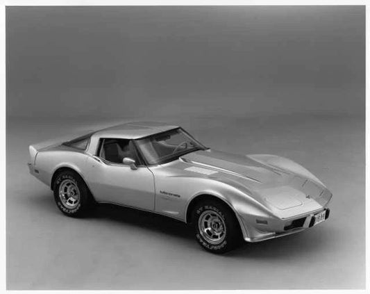 Turbo Corvette Concept Auto Show Car Press Photo for Chevrolet (1980)