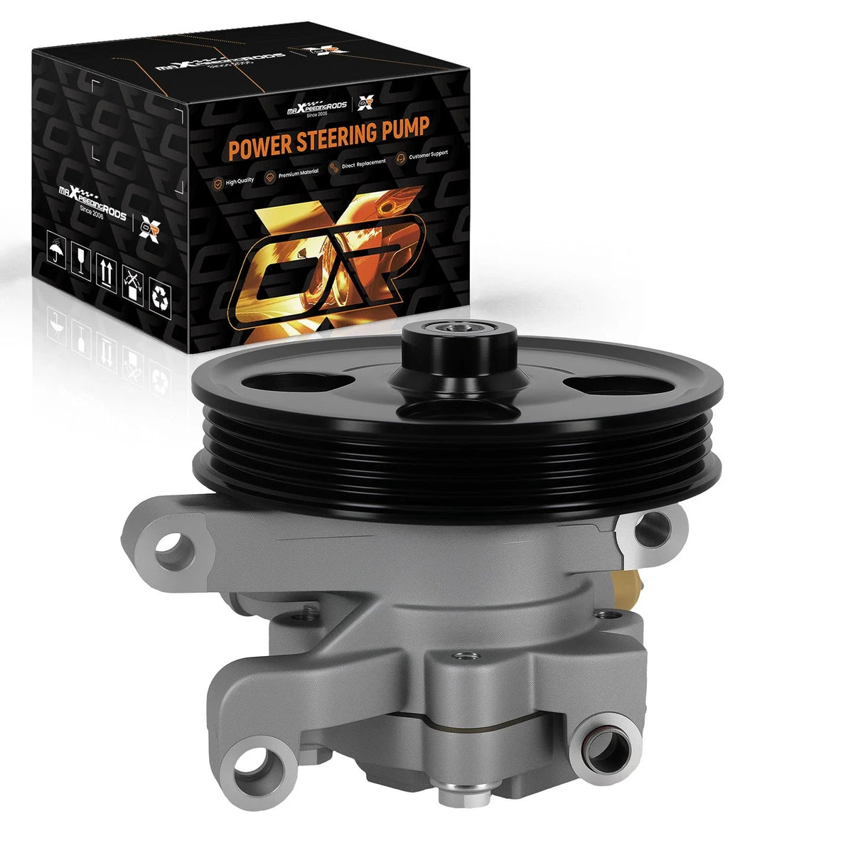 Power Steering Pump Front for Mazda CX-9 (2007–2015) LF2432650R0C