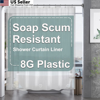 Plastic Shower Curtain for (84" x 72")