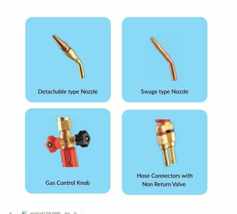 Brass Acetylene Pilot Gas Torch for Industrial Use