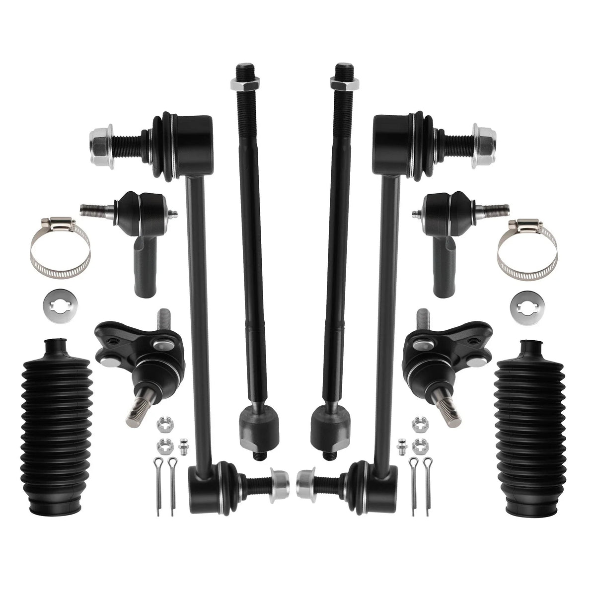 10x Tie Rod End & Front Lower Ball Joint Kit for Toyota Corolla (2009-2018)