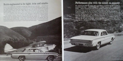 Oversized Sales Brochure for Buick Special Coupe (1961)