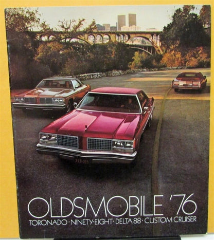 Sales Brochure for Oldsmobile Toronado 98 88 Custom Cruiser (1976)