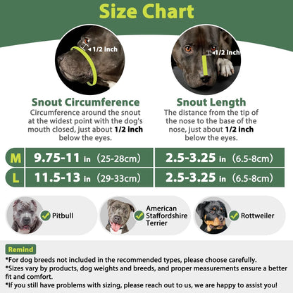 Pitbull Muzzle for Large Medium Dogs (2010–2023)