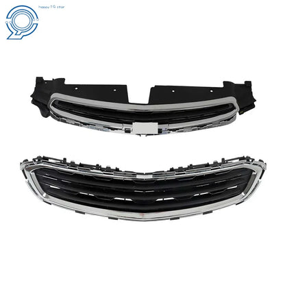 Chrome Front Upper and Lower Grille for 2015-2016 Chevy Cruze Limited