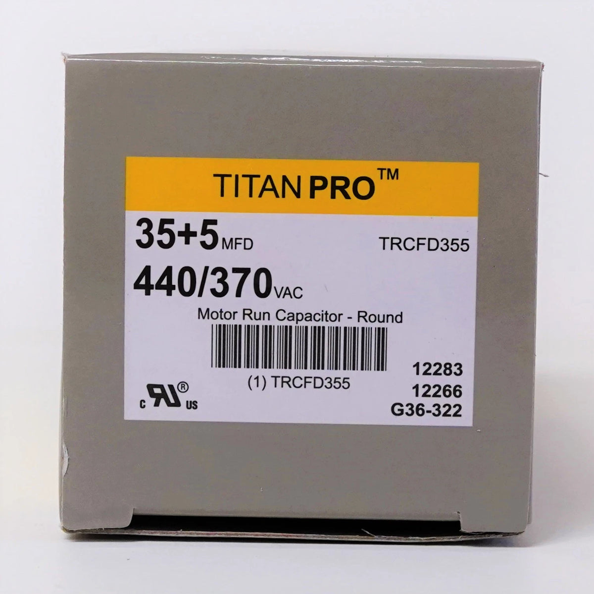 Dual Motor Run Capacitor for HVAC Systems (35/5 MFD, 440/370 Volts)