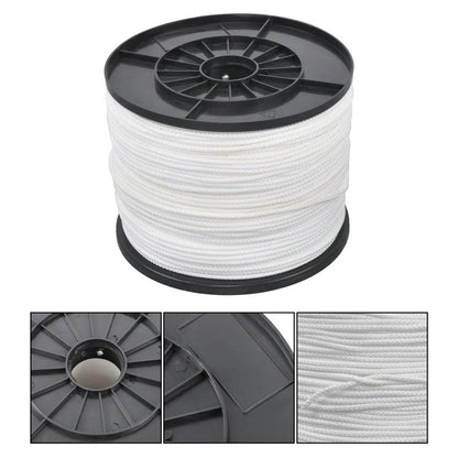 1000 Feet 1/8 Inch White Polypropylene Pull Line Tying Twine 8 Strand