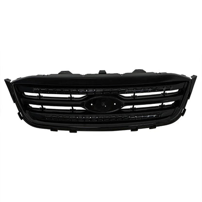 Front Upper Grille Bumper for 2010–2012 Ford Taurus, Gloss Black