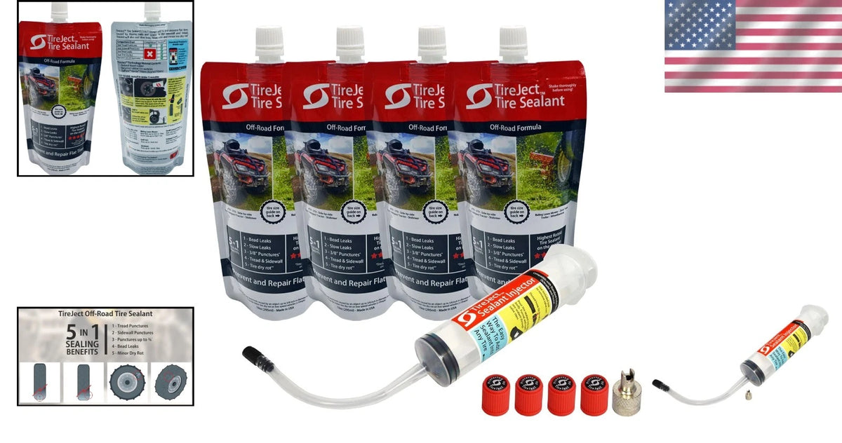 5-in-1 Off-Road Tire Protection Kit for Universal Use (Compact Size)