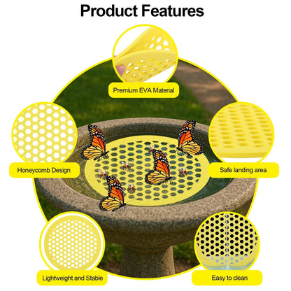 2 Pack Floating Bee Watering Station for Garden Use