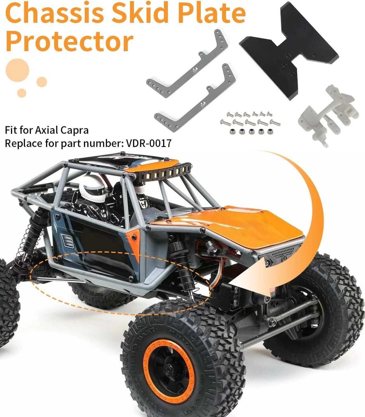 Skid Plate for Axial Capra (VDR-0017)