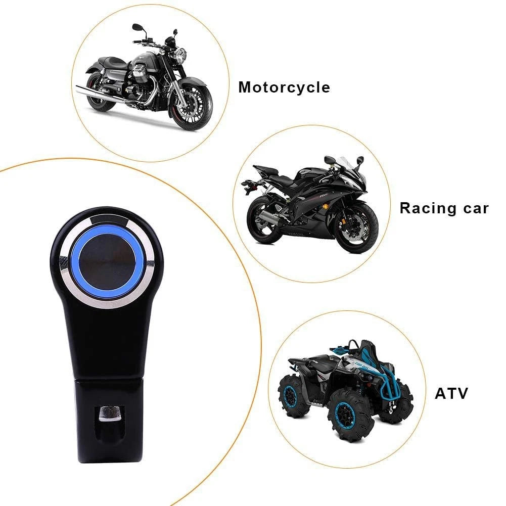 LED Spot Dual Flash Power Switch for Motorcycle