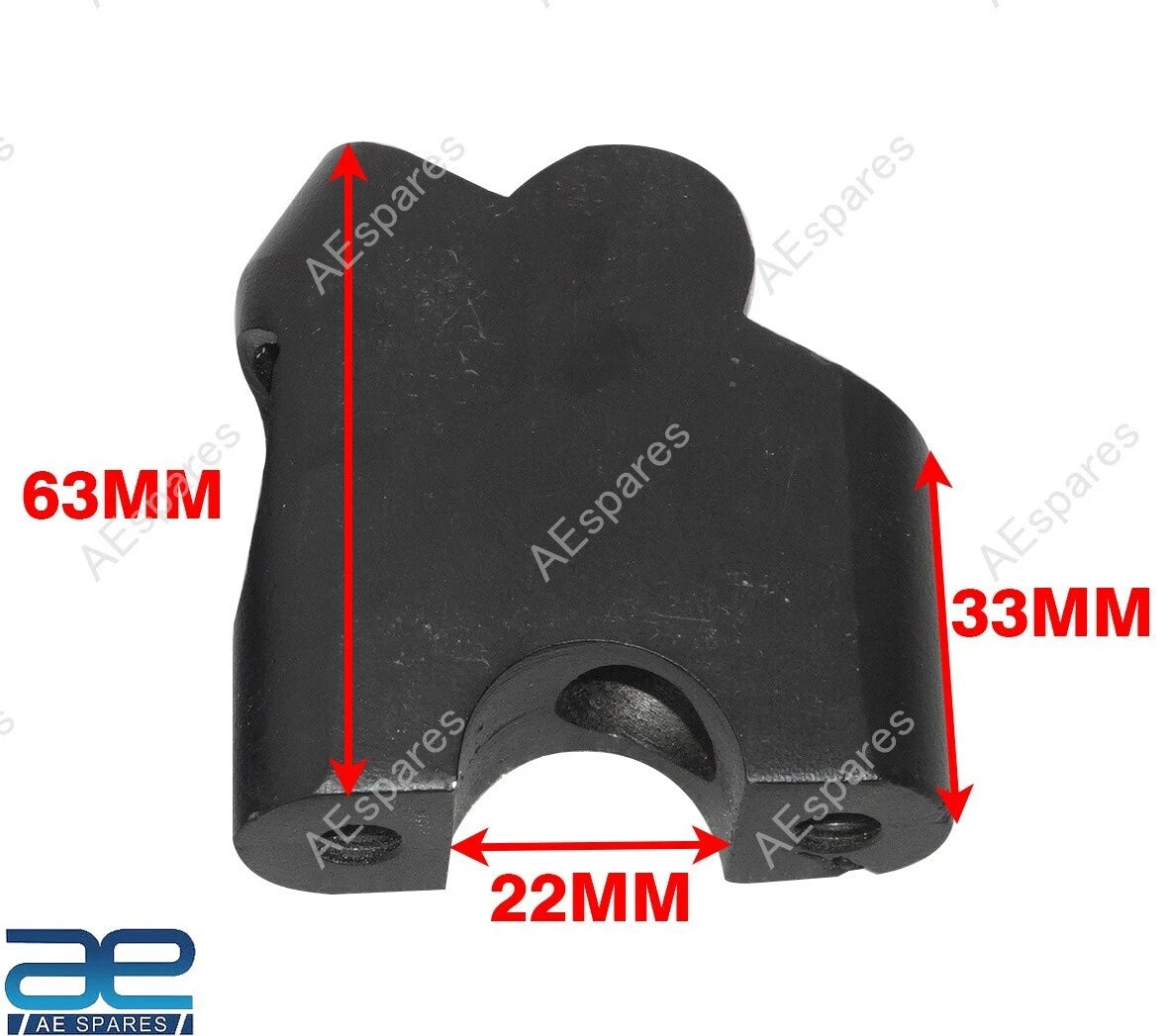 Handle Bar Riser Angled Mount Clamp for Royal Enfield Himalayan/Scram 411