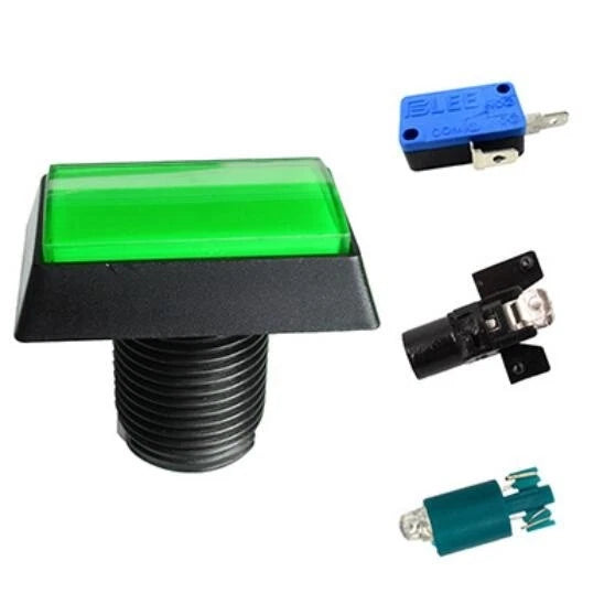 1Pc LED Push Button for Arcade Games (No Specific Model)