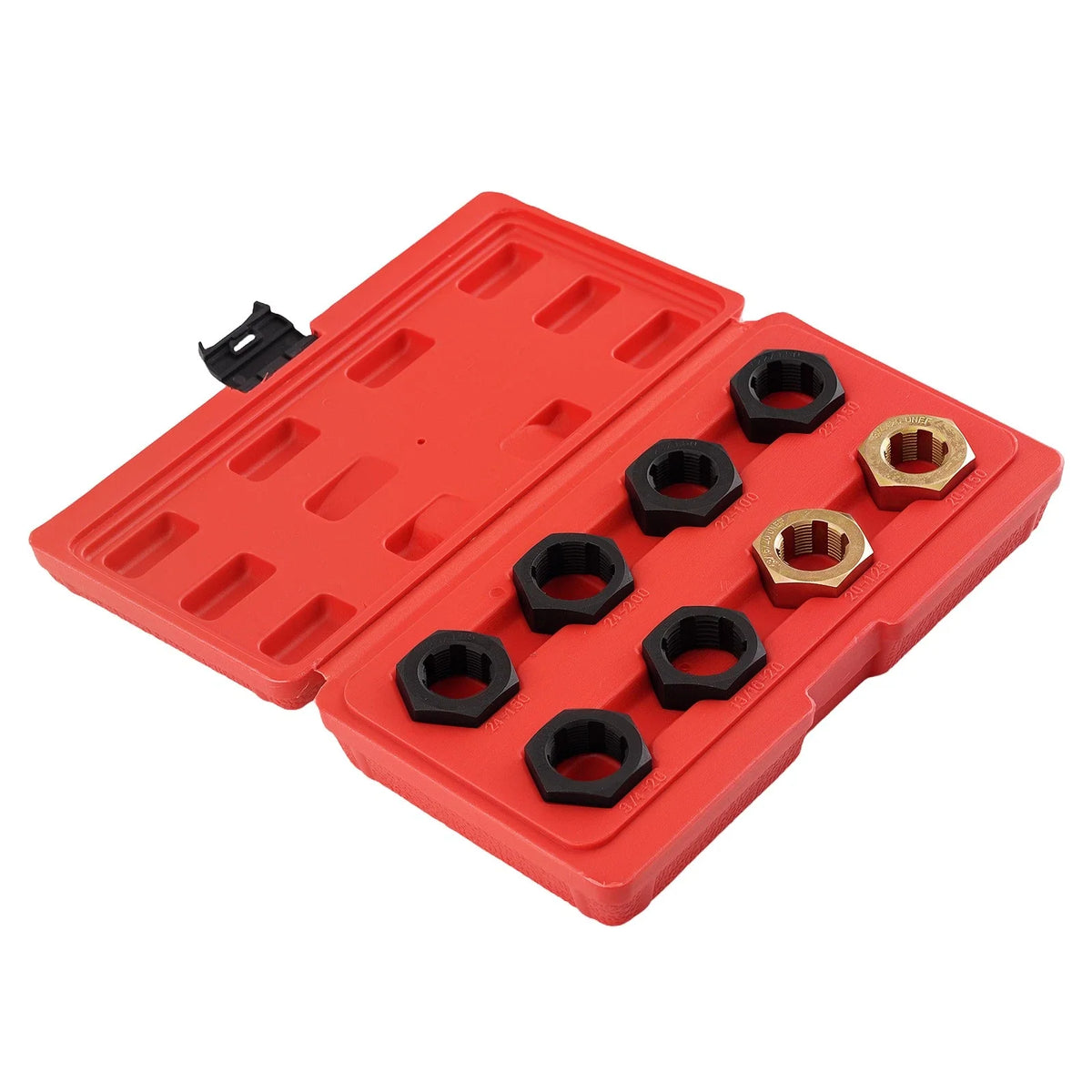 Spindle Rethreading Die Set 8pc for Front Wheel Drive M24 M22 M20