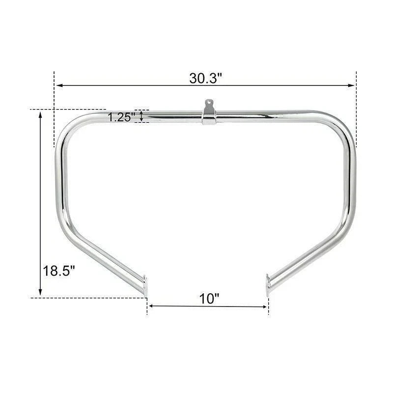Highway Engine Guard Crash Bar 1-1/4" for 2009-2024 Harley Road Glide