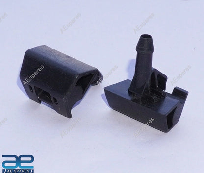 2X Front Windshield Wiper Washer Jet Nozzles for Nissan Micra, Sunny