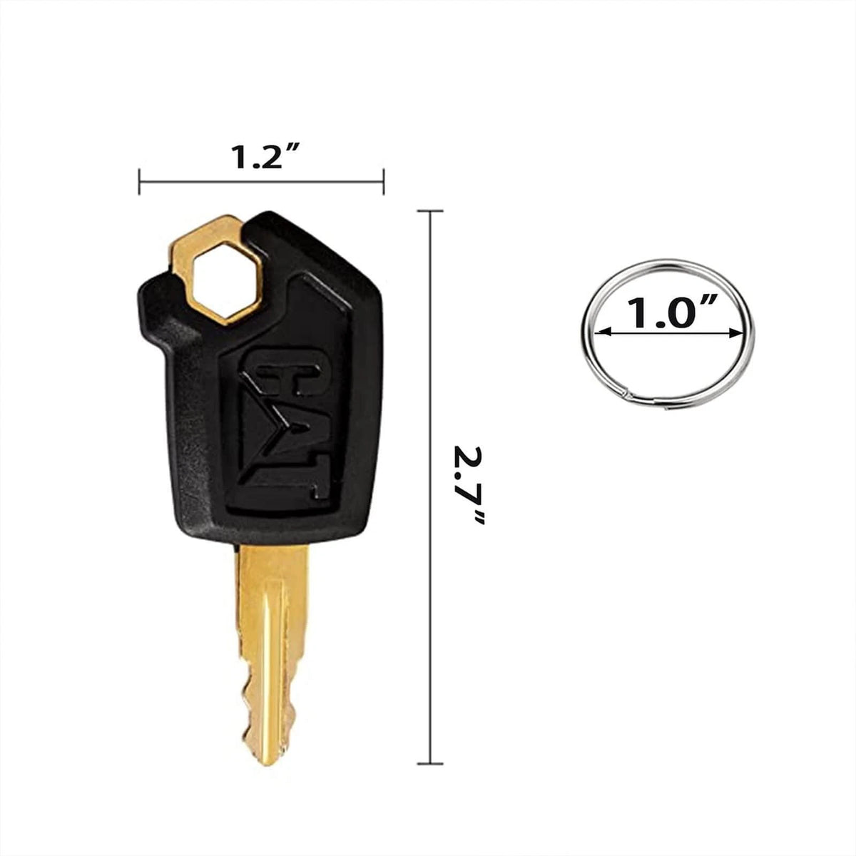 30-Pack Heavy Equipment Ignition Keys for CAT