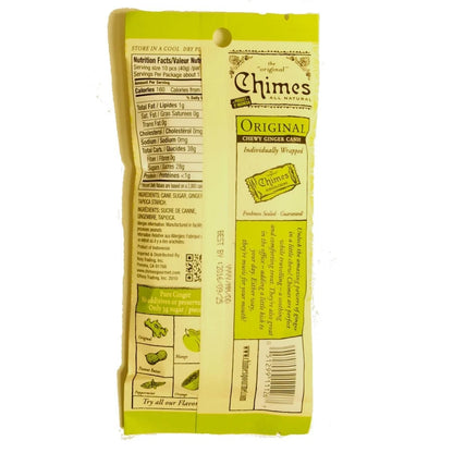 Pack of 3 Chimes Ginger Chews 1.5 Oz (Mango)
