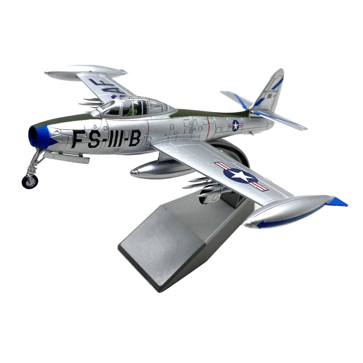 F-84 Thunderjet Diecast Model 1:72 Scale Collectors Item