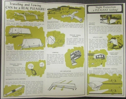 Travel & Towing Accessories Brochure for Buick (1974)