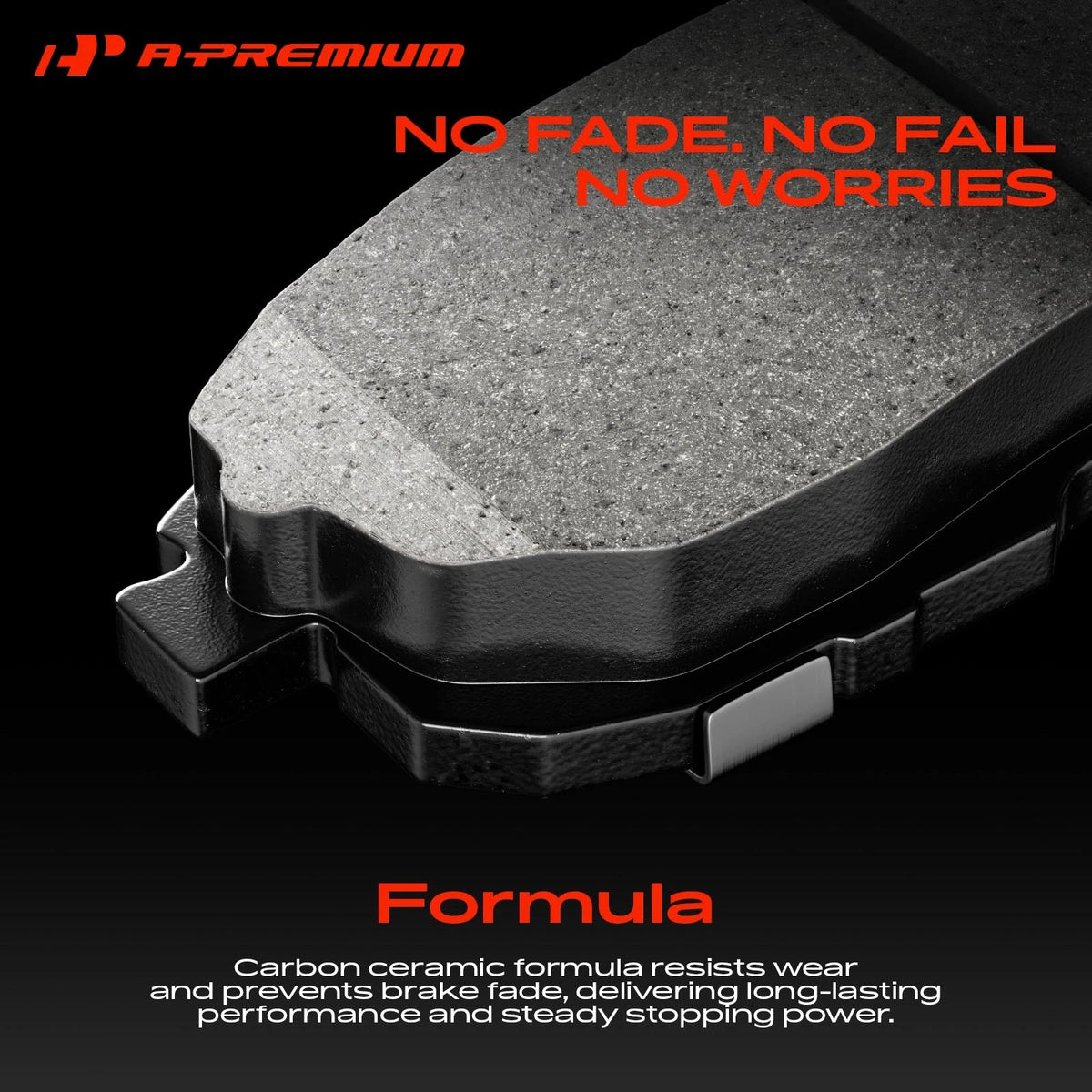 Set of 4 Rear Ceramic Brake Pads for Ram 1500 (2005–2018) P-967 BP967 D967 SBC967