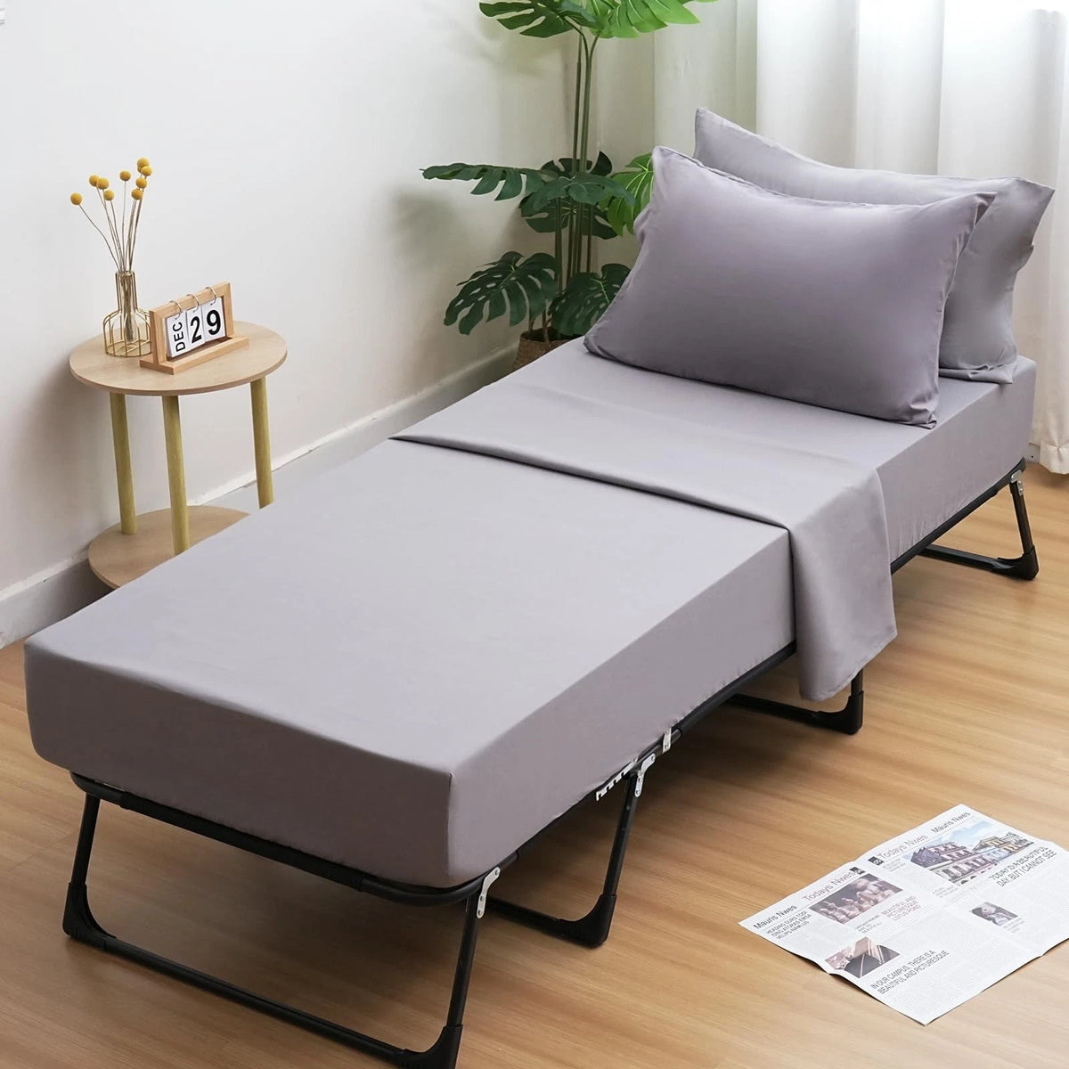 Cot Sheet Set 4 Piece for Narrow Twin RVs Bunk Camper (31" x 75")
