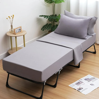 Cot Sheet Set 4 Piece for Narrow Twin RVs Bunk Camper (31" x 75")