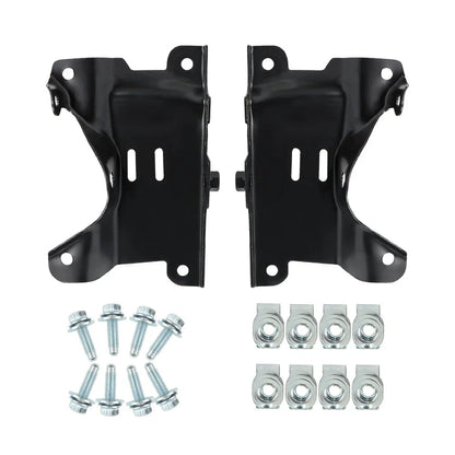 2X Outer Brackets for Front Bumper - Chevy Silverado 2500HD/3500HD 2007-2010