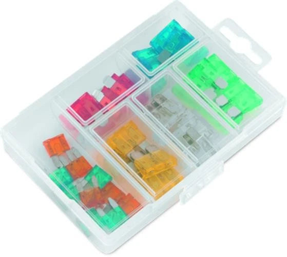 5pc Blade Style Fuse Set for Motorcycle (No Specific Years)
