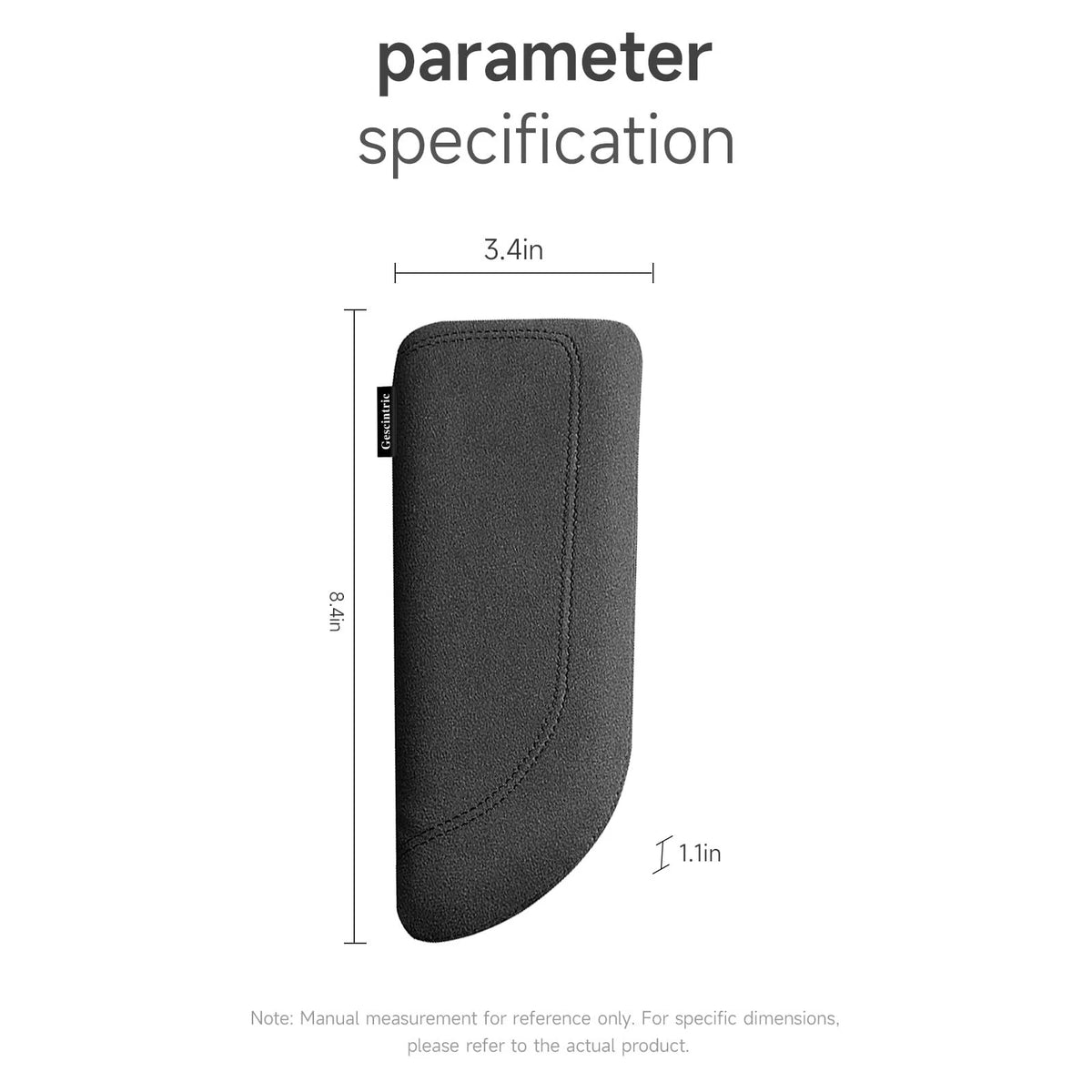 Elbow Rest Mat for Alcantane Style Car (Left Hand)