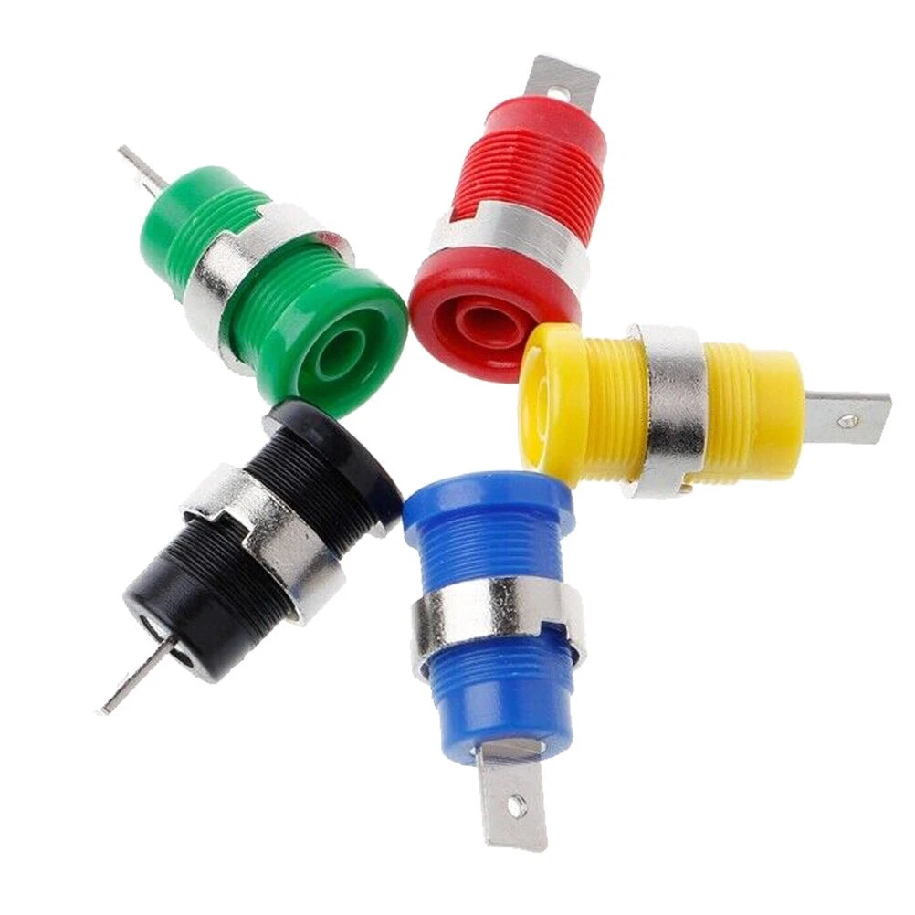 10Pcs Banana Plugs Female Jack Socket Connector 4mm for