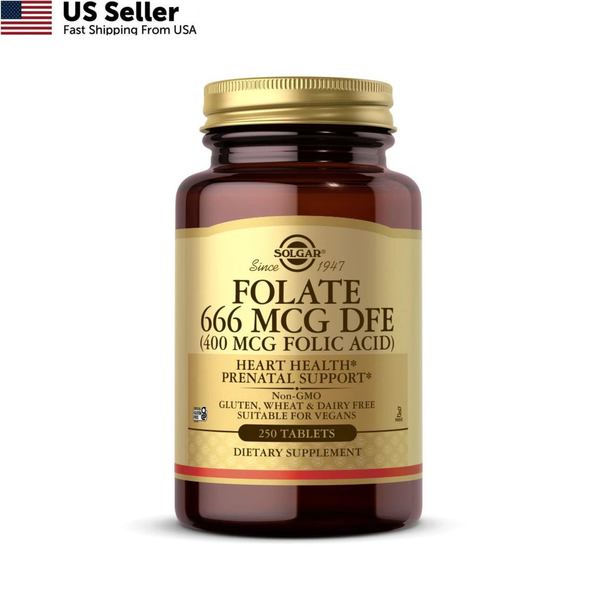Folic Acid Tablets 400 mcg for (Pack of 250)