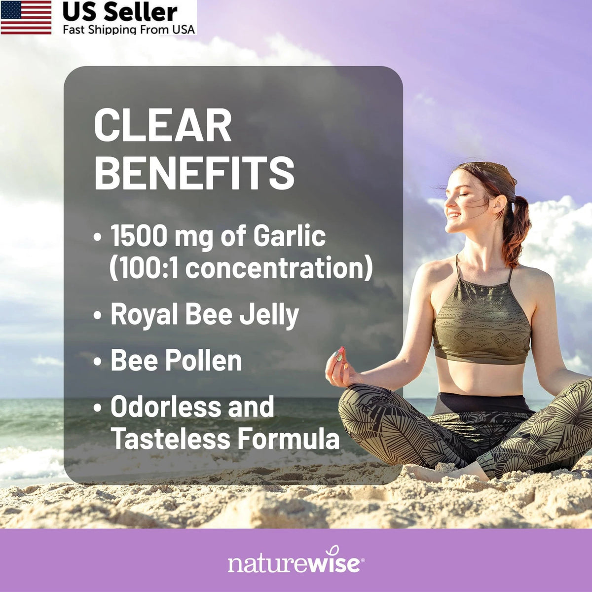 Odorless Garlic Pills for NatureWise (60 Count)