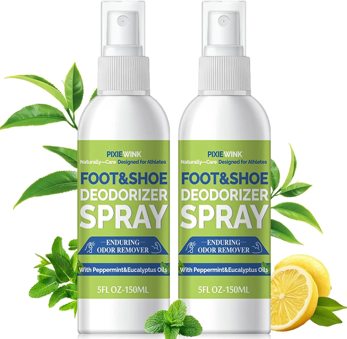 Foot & Shoe Deodorizer Spray for Instant Odor Eliminator (5 fl. oz)