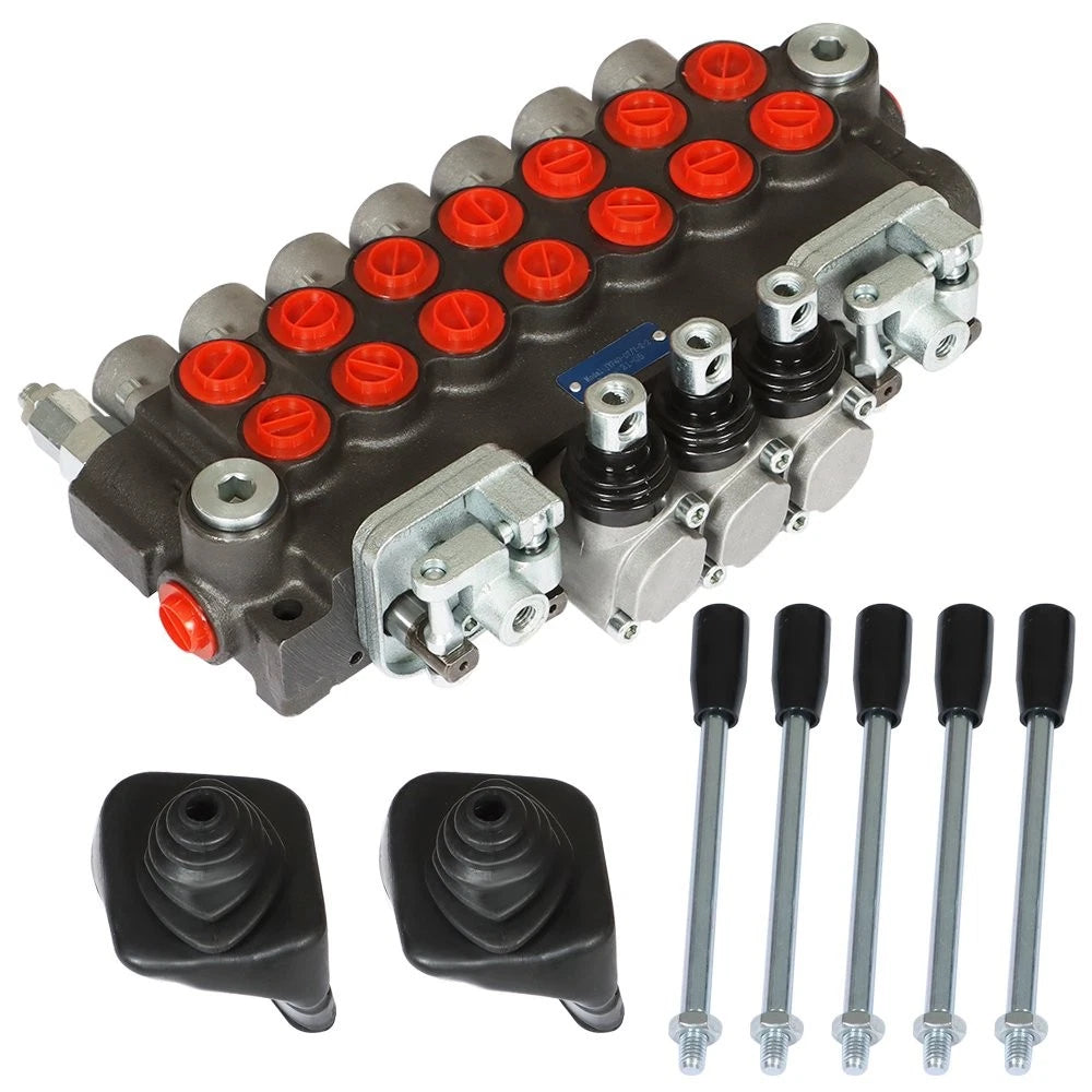 7 Spool Hydraulic Directional Control Valve 11GPM for