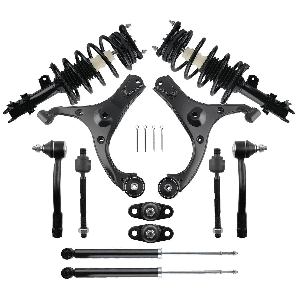 Control Arms and Strut Shock Absorber Set for Hyundai Accent 2006-2011