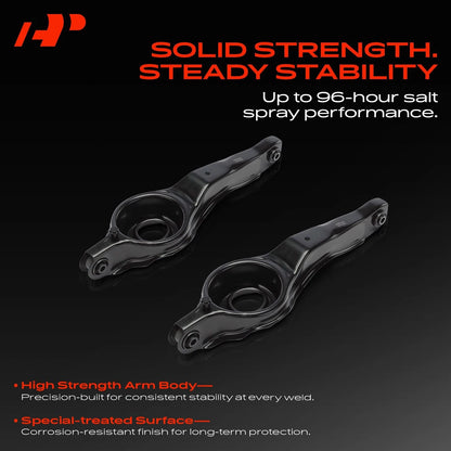 2X Rear Lower Control Arm for Mazda 3 (2004–2015) B37F28300A, B37F28300B, B39D28200, B39D28200A, B39D28300A, CMS76155