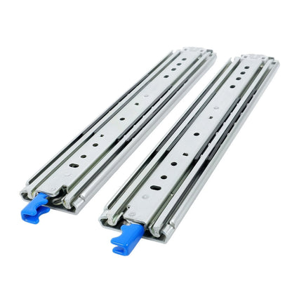 1 Pair Locking Drawer Slides for Universal Use (16 Inch, 500 lbs Capacity)