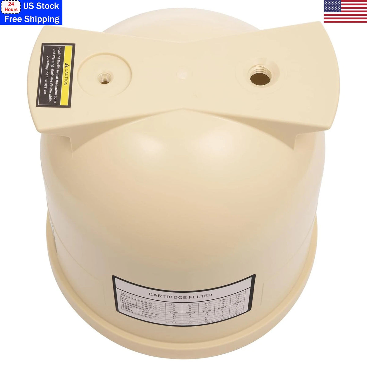 Almond Lid Assembly Replacement for Pentair Clean Swimming Pool & Spa