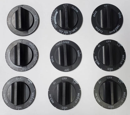 814362 Burner Knobs for Whirlpool Electric Range