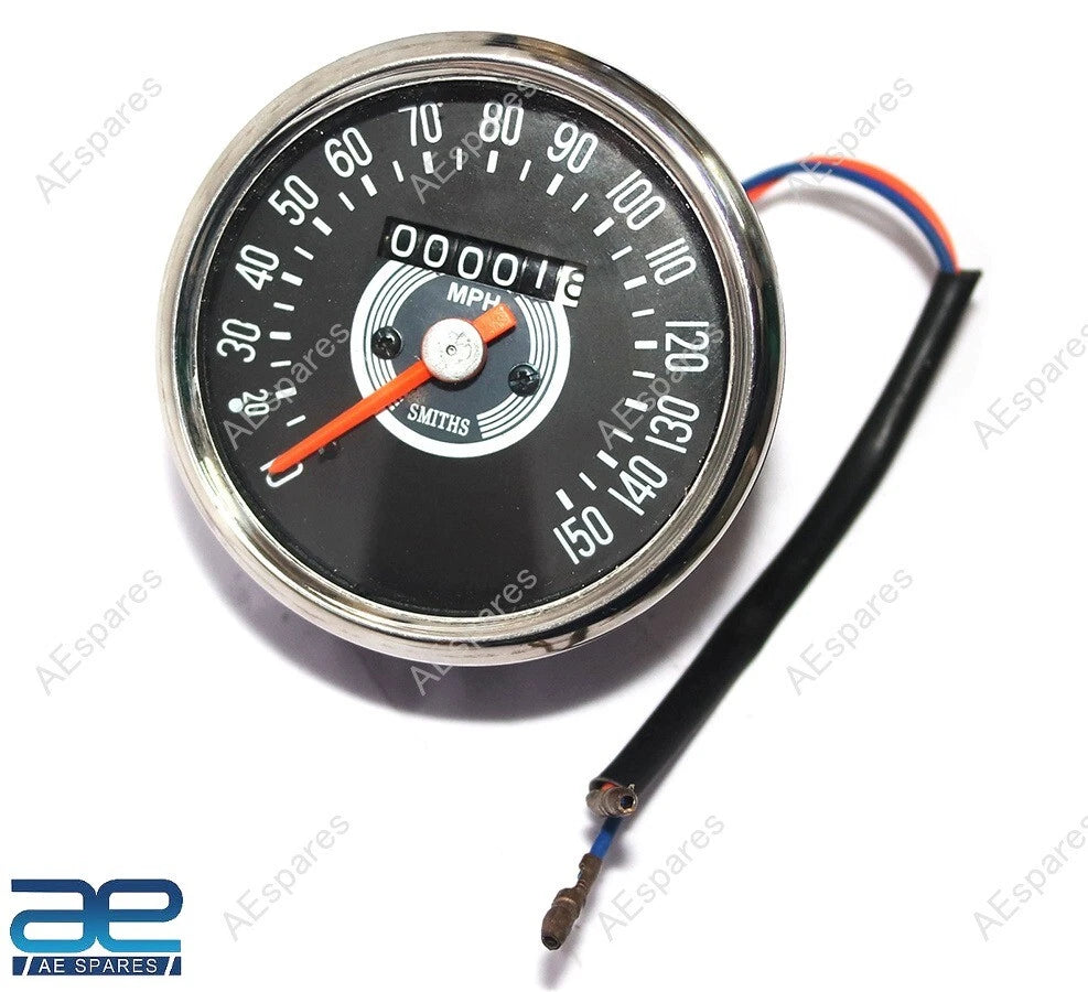 Replica Smiths 150 MPH Speedometer for Triumph Norton BSA Motorbikes