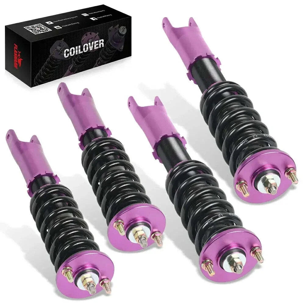 4X Adjustable Coilover Suspension Kit for Honda S2000 AP1/AP2 (2000–2009)