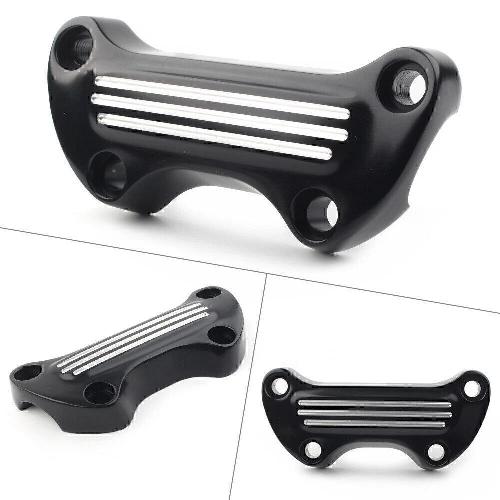 1" Handlebar Riser Top Clamp Cover for Harley Sportster Softail Dyna (–)